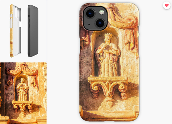 San Xavier del Bac facade detail iPhone Case by travelways